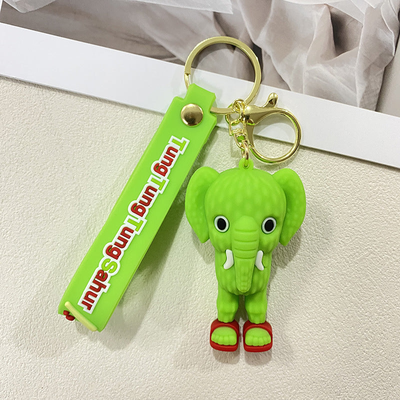 Wholesale Cute cartoon silicone keychain ACCVIP