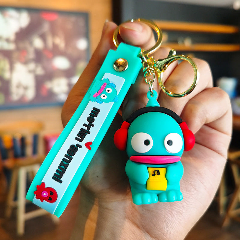 Wholesale Cartoon Cute Silicone Keychains ACCVIP-KC-FanChe003