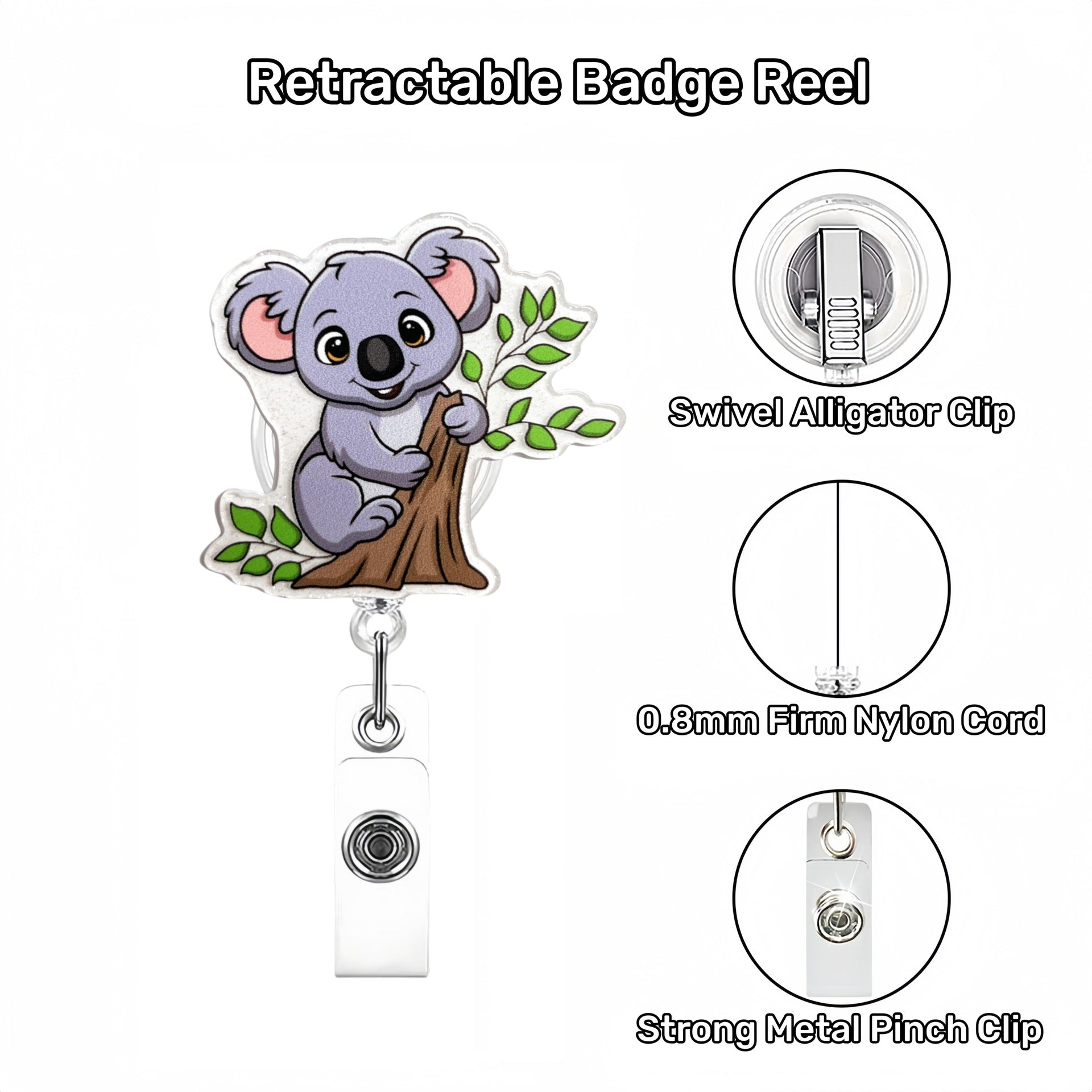 Wholesale Animal Quotes Badge Reels Keychains