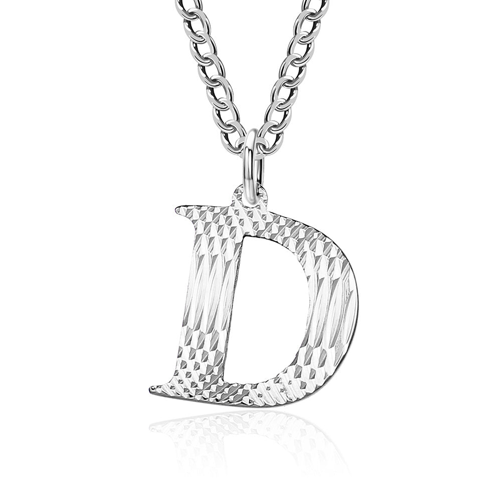 Wholesale Letter Titanium Steel Necklace Clavicle Chain