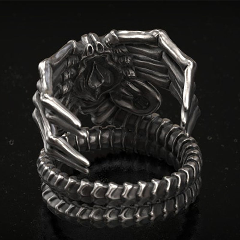 Wholesale Gothic Punk Motorcycle Style Domineering Skull Claw Ring Goth Theme ACC-RS-ChenRui003