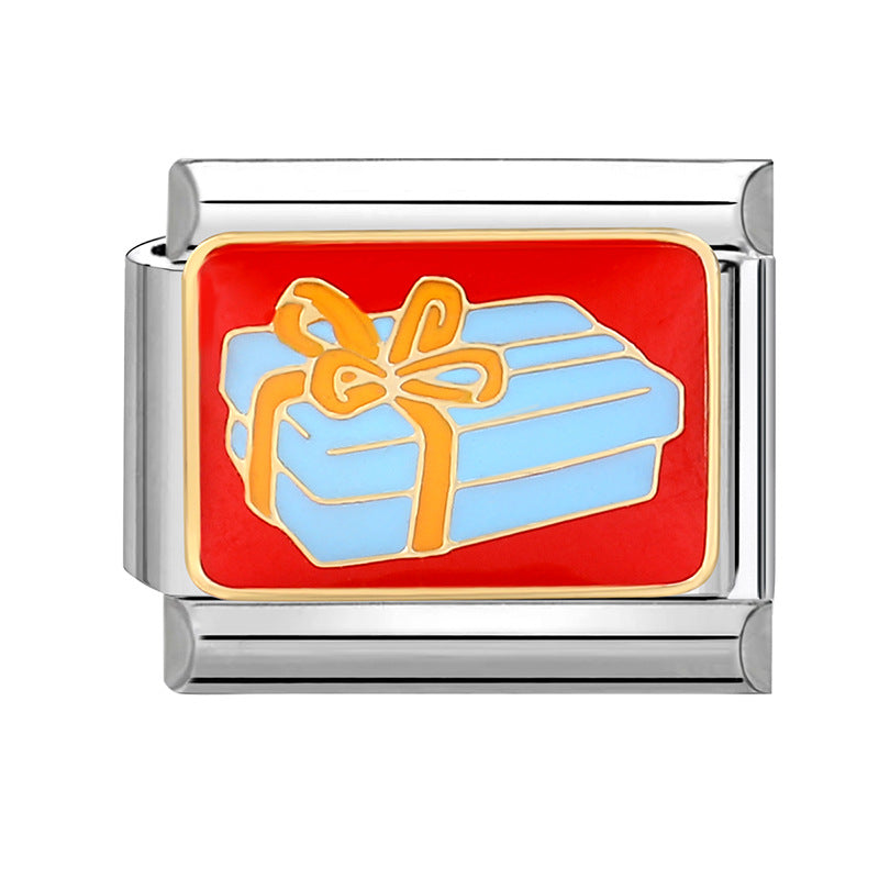 Wholesale Italian Module Creative Stylish Free DIY Cartoon Fashion Christmas Bracelet