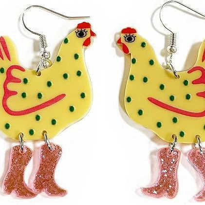 Wholesale Cute Acrylic Animal Pendant Earrings