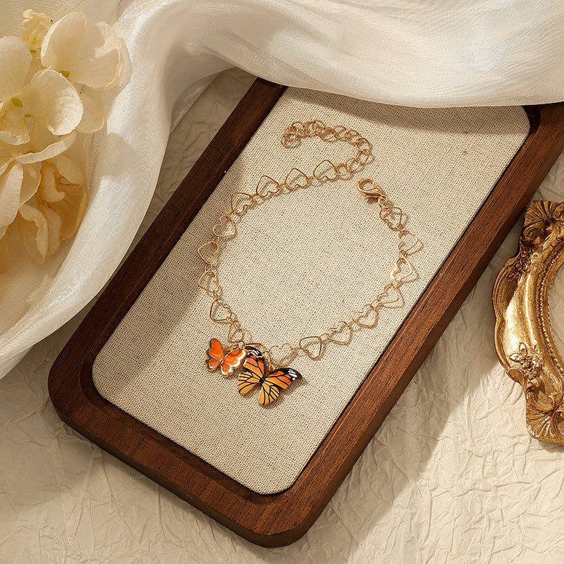 Wholesale Butterfly Heart Bracelet