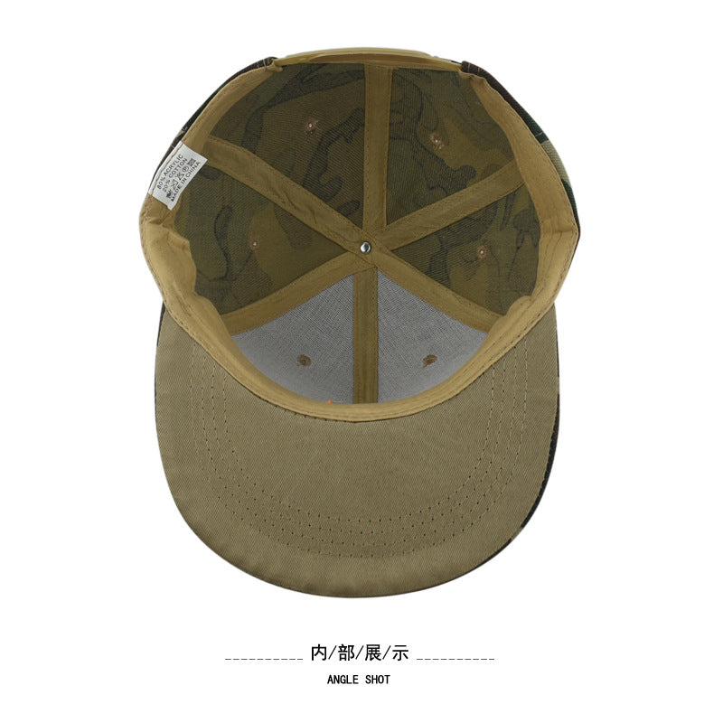 Wholesale Lettering embroidered flat brim baseball cap