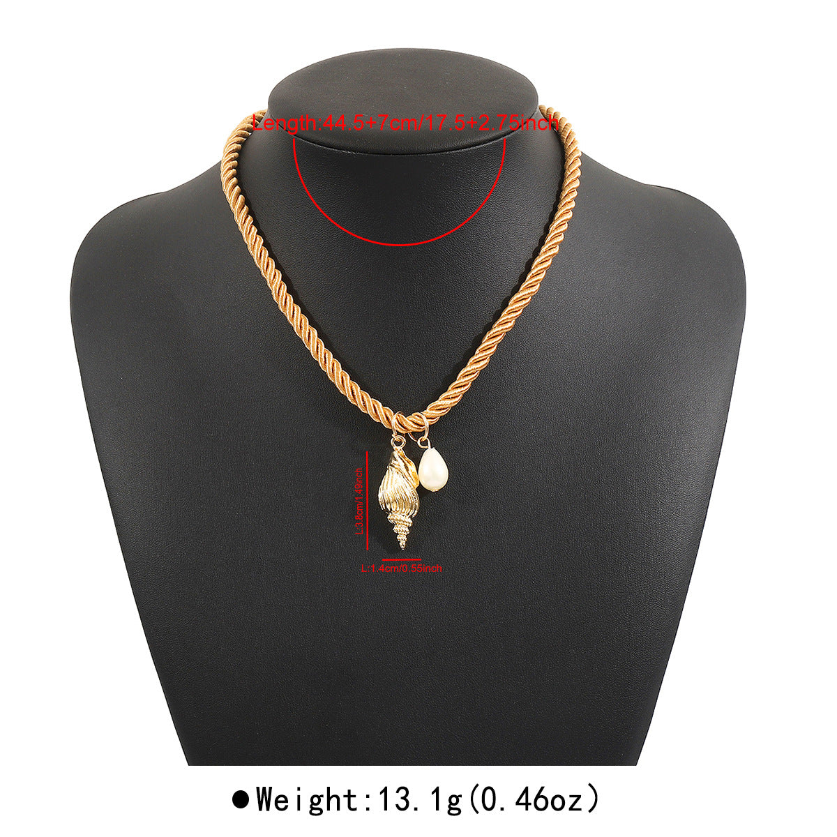 Wholesale  personalized ocean wind hand-woven necklace colorful rope necklace