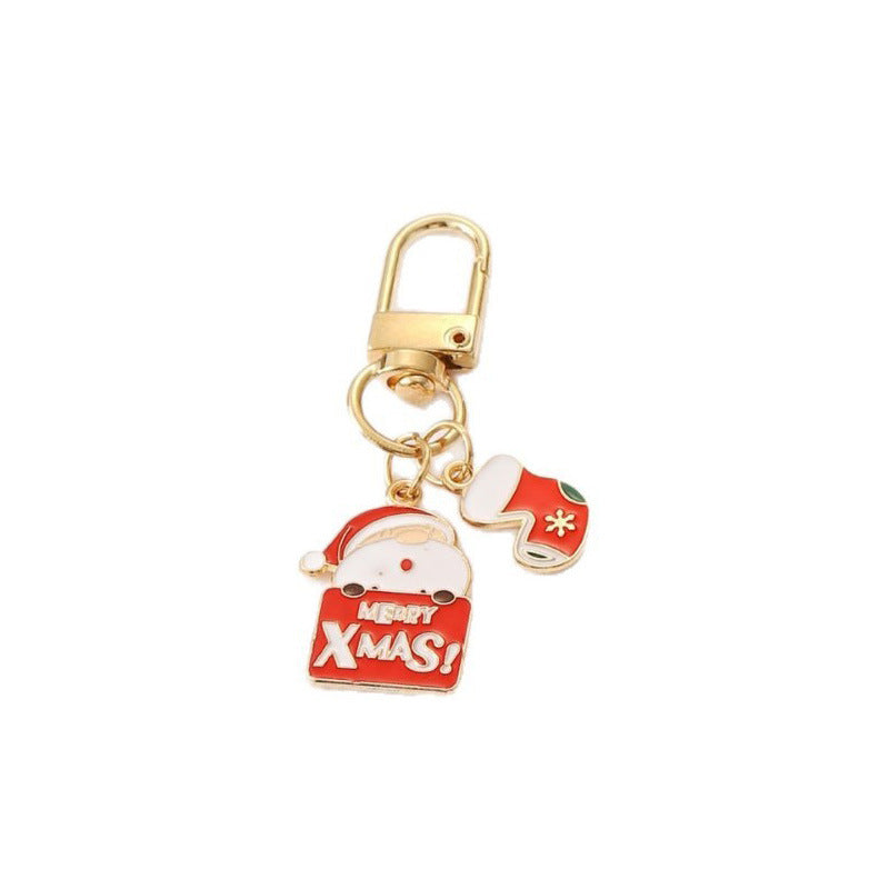 Wholesale Creative cartoon metal pendant cute  keychain