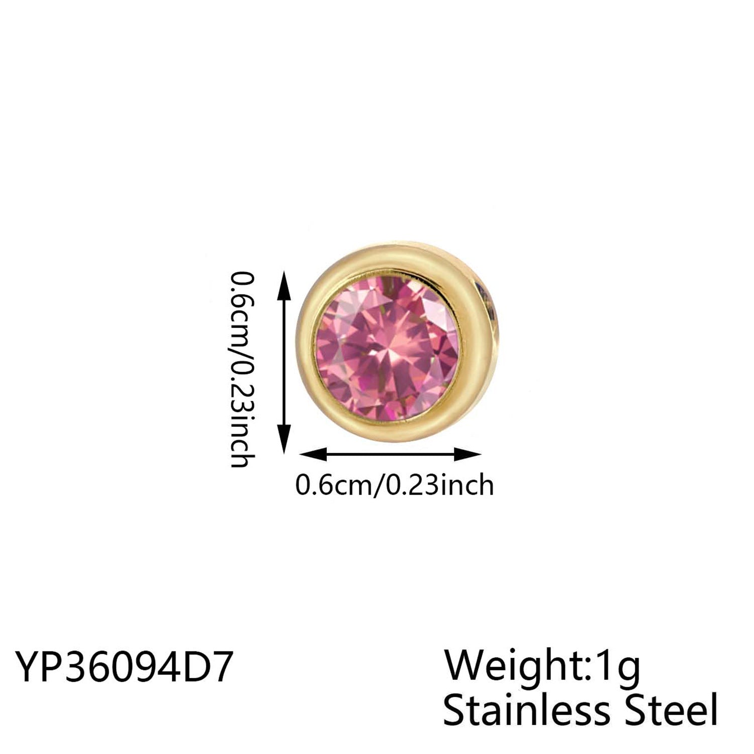 Wholesale Twelve zodiac signs birth stone titanium steel gold-plated non-fading pendant