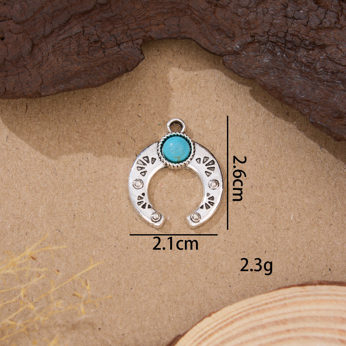 Wholesale Vintage Bohemian Turquoise Inlaid Jewelry DIY Accessories