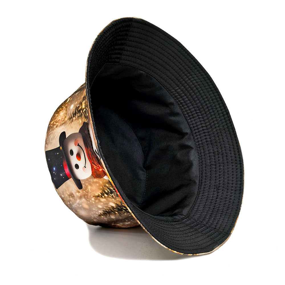 Wholesale Christmas snowman pattern bucket hat
