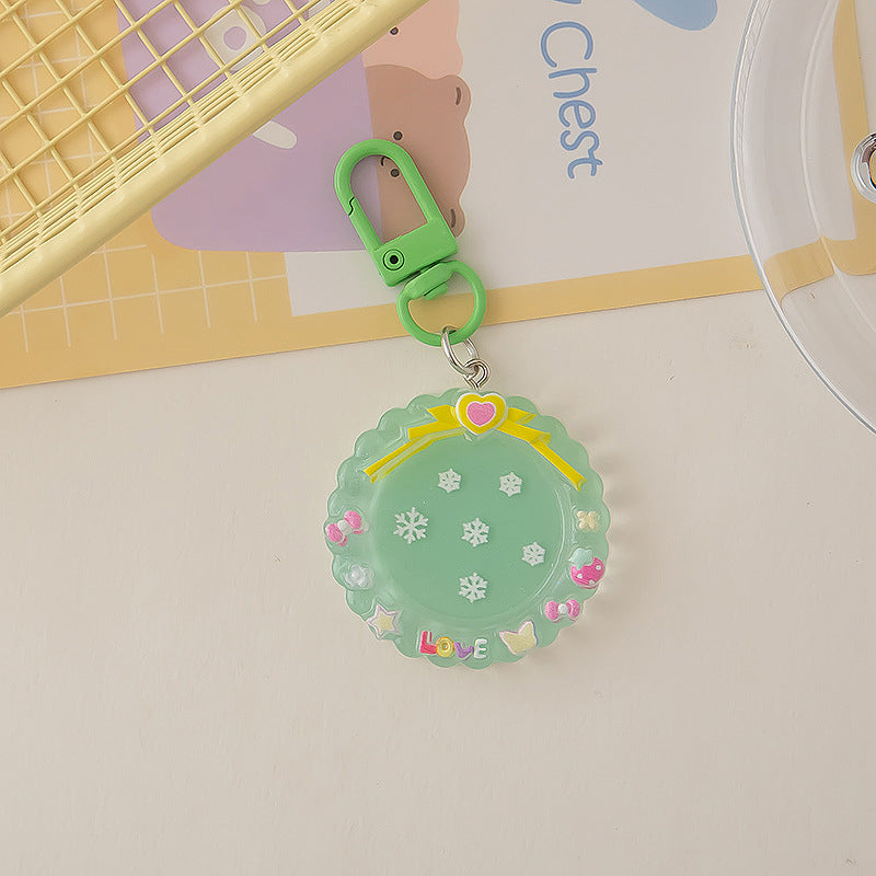 Wholesale Macaron Color Cartoon Luminous Photo Frame Keychain