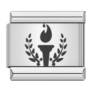 Wholesale Italian Charm Bracelet 9mm DIY Splicing Removable Sports Stainless Steel Composable Bracelet