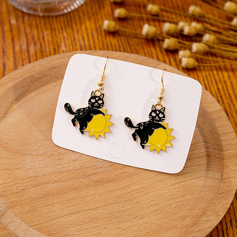 Wholesale  Horror Funny Skull Earrings