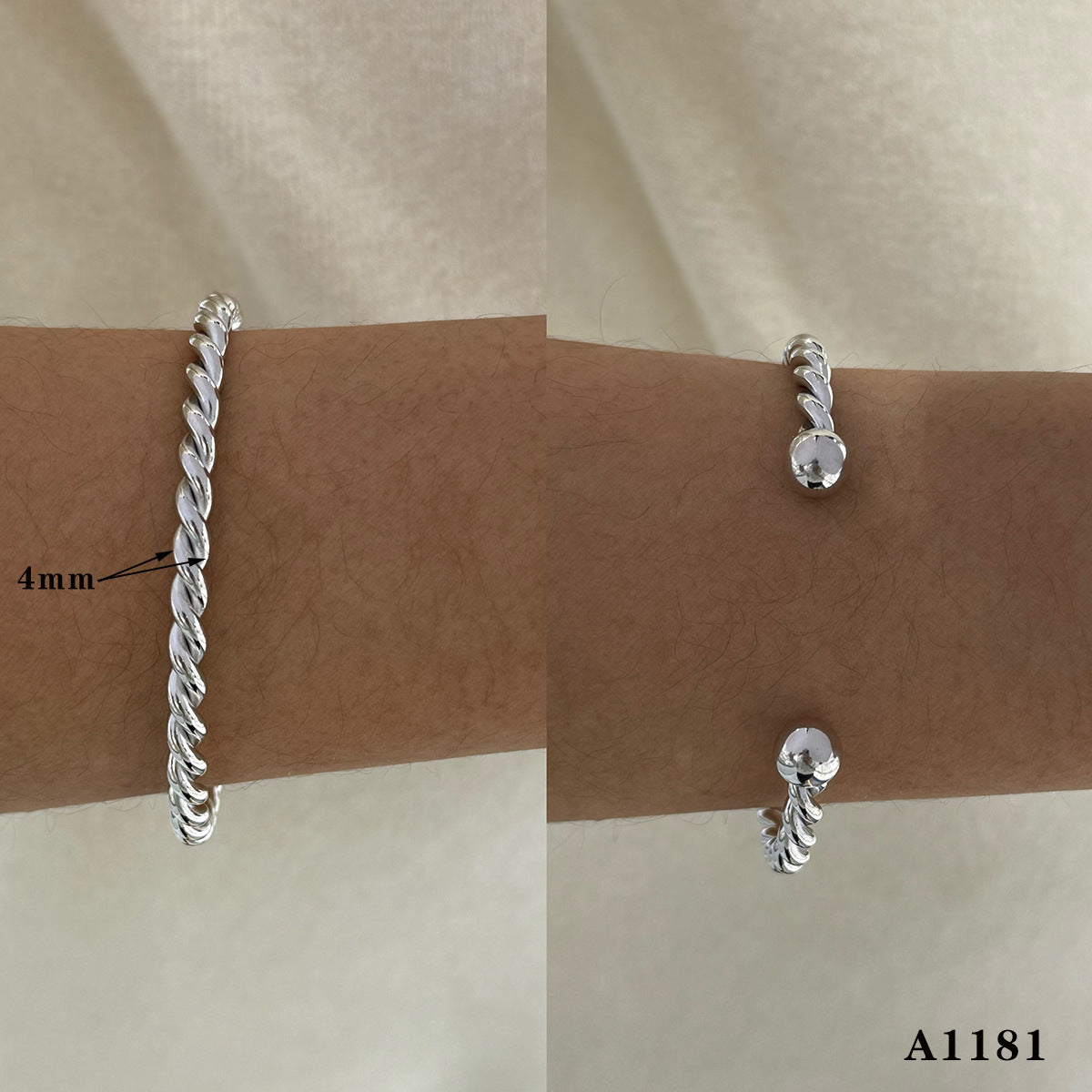 Wholesale Stainless steel colored diamond five-pointed star love pull bracelet