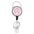 Wholesale Floral Alloy  Retractable Rotating Badge Keychain