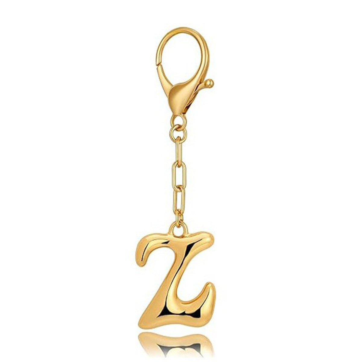 Wholesale 26 Bubble Letter Metal English Letter Keychain