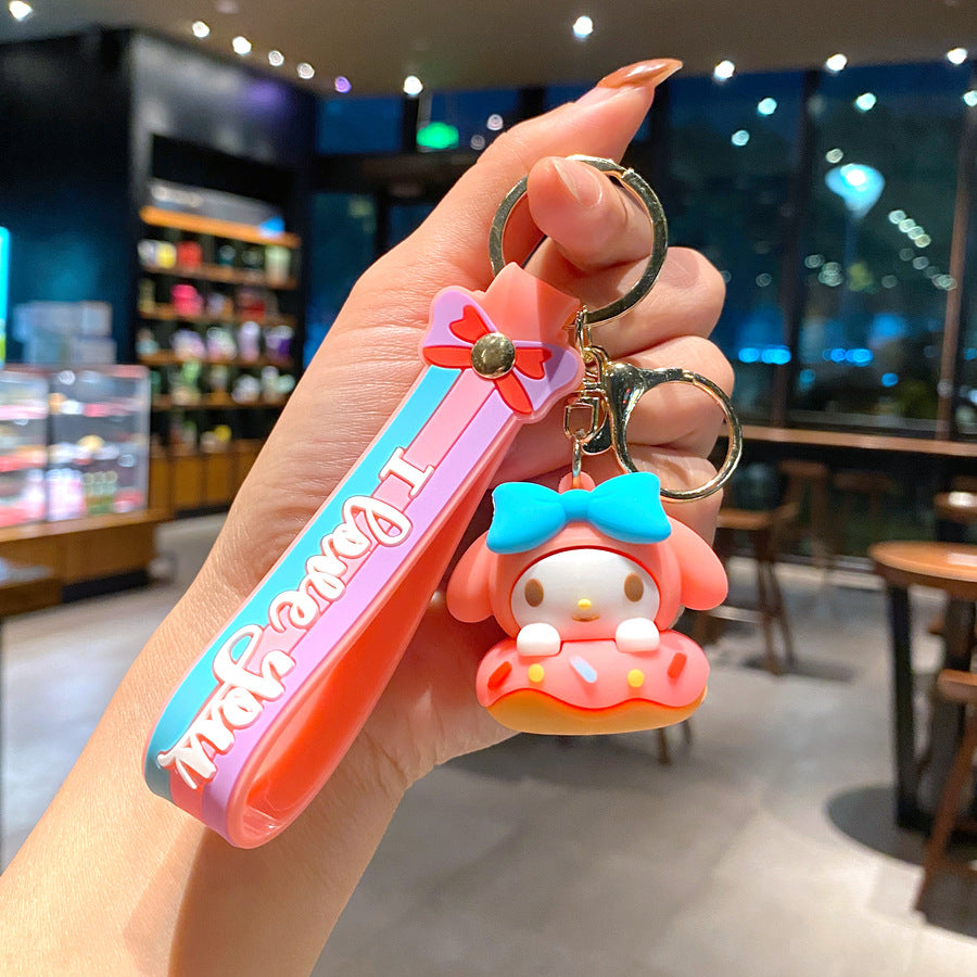 Wholesale Cartoon PVC Soft Glue Cute Keychain ACCVIP-KC-GongZ030