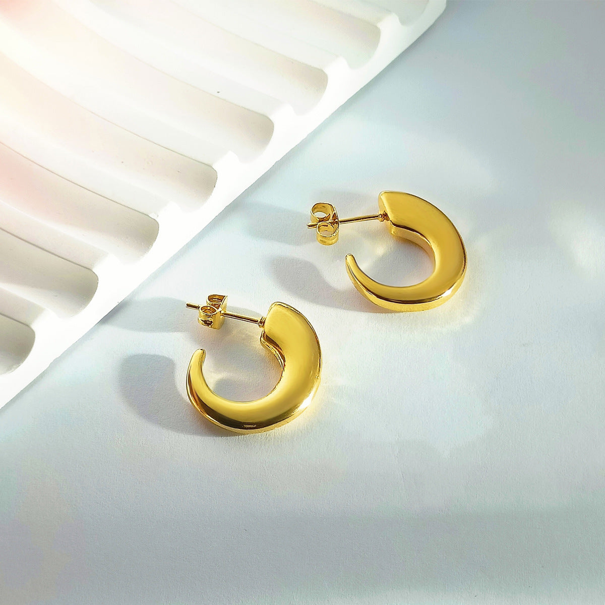 Wholesale stainless steel non-fading  earrings