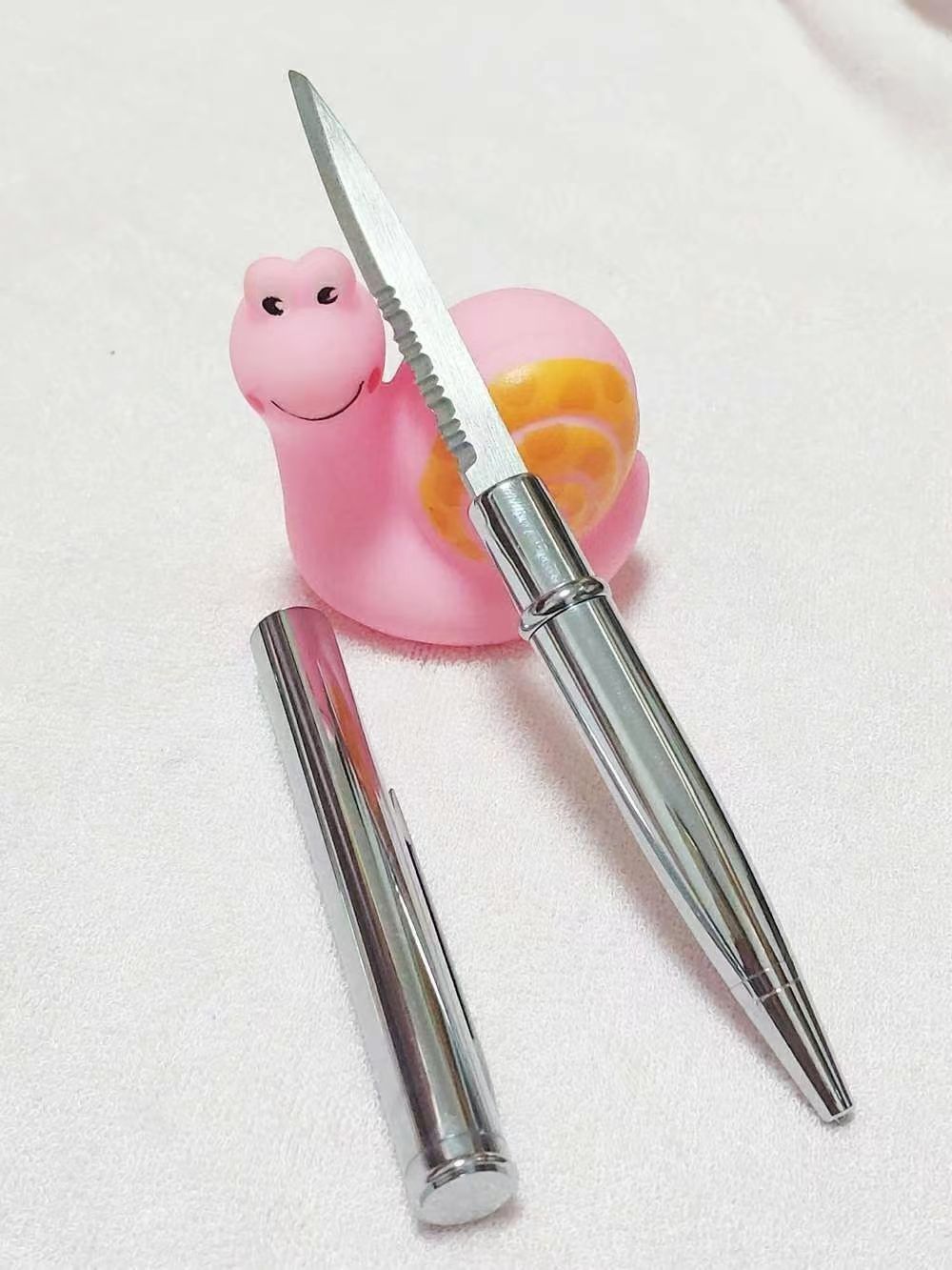 Wholesale Metal Ballpoint Pen Unpacking Express Portable Outdoor Tool Keychains ACC-KC-MengAn001