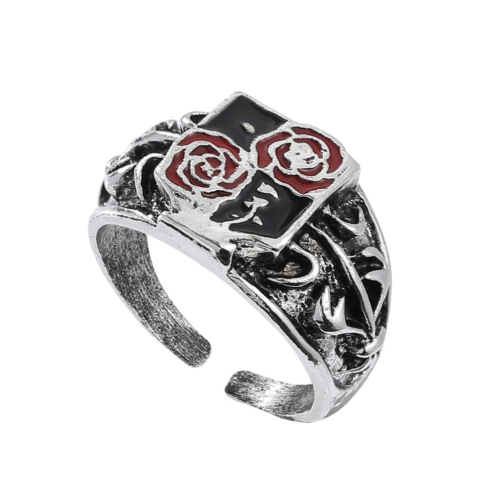 Wholesale Film and Television Men's Metal Rings ACC-RS-Boshuo002