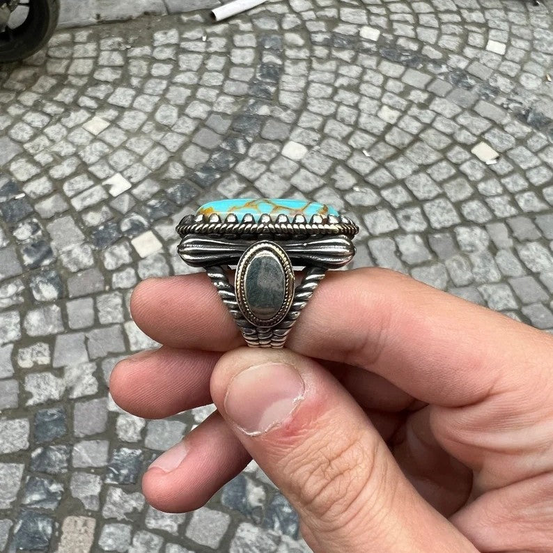 Wholesale  Square Turquoise Rings