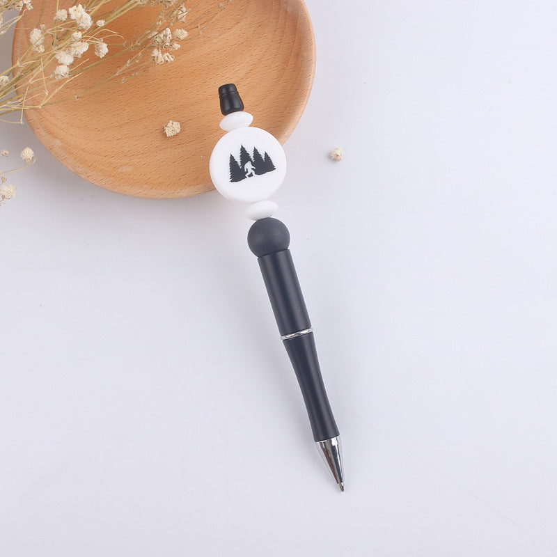 Wholesale  beaded pen creative cartoon love animal teether beaded pen