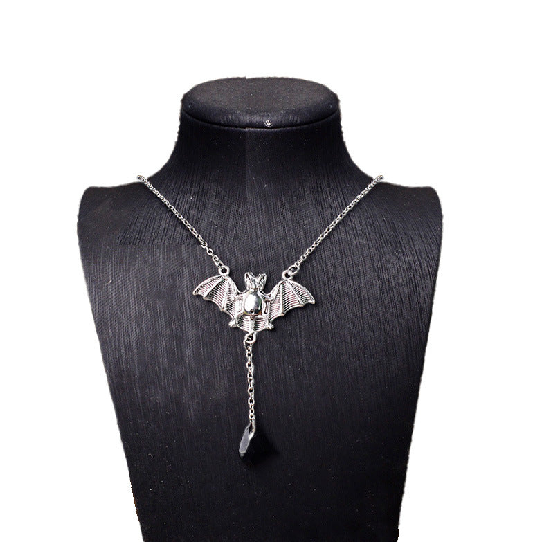 Wholesale Zinc Alloy Electroplated Bat Earrings Retro Gothic  Party Fashion Accessory