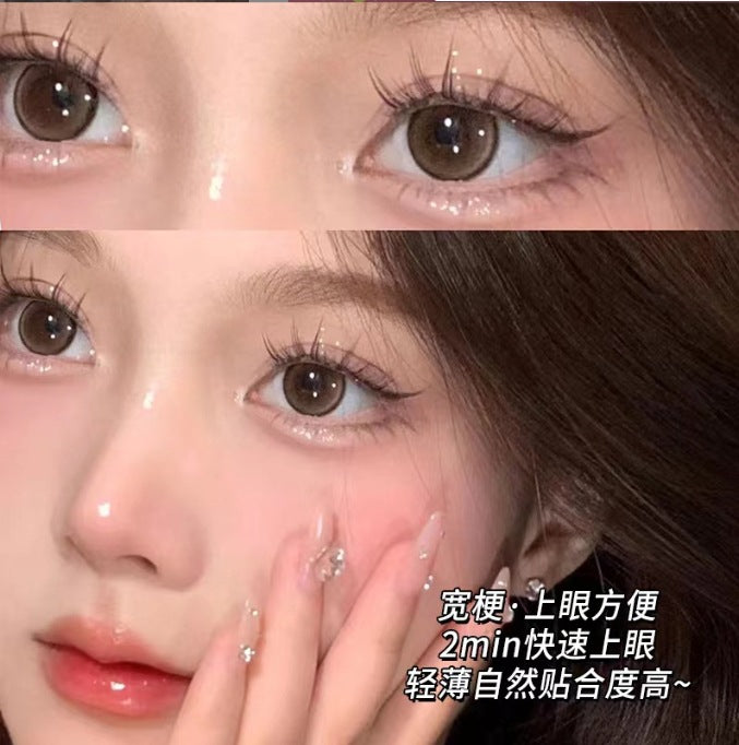 Wholesale 12 Rows of Large Capacity Comic Natural Single Cluster Segmented False Eyelashes ACC-FS-Rous003