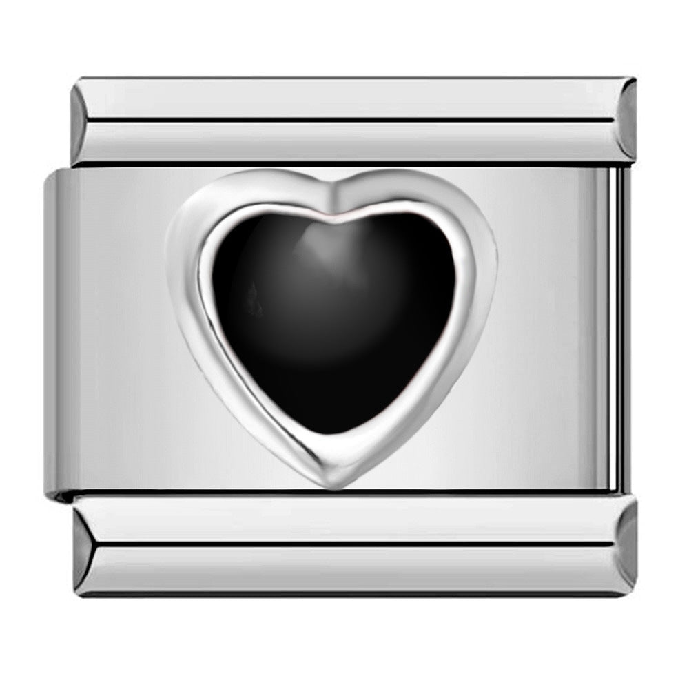 Wholesale  Italian modular stamped heart and butterfly DIY bracelet