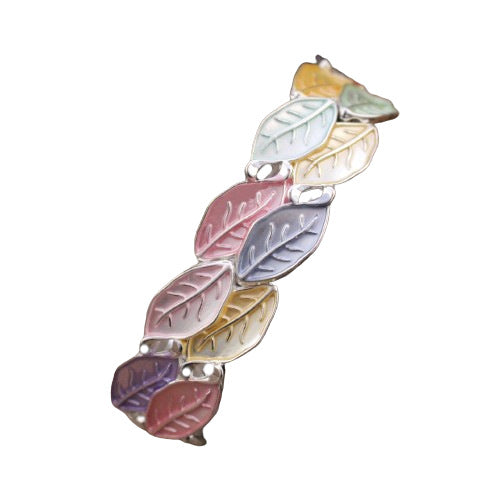 Wholesale  painting oil colorful leaves elastic bracelet