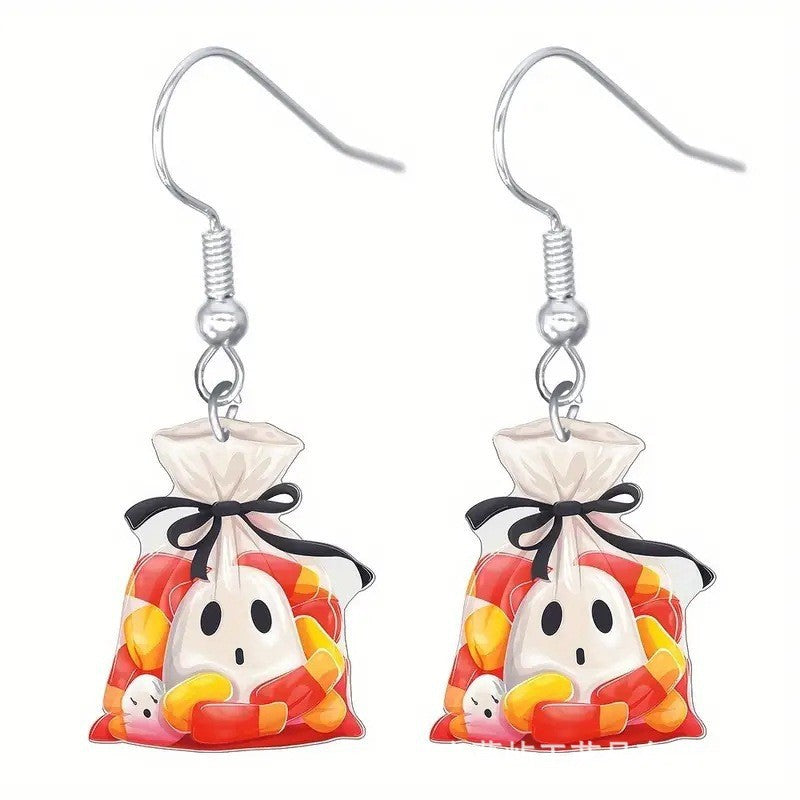 Wholesale  Acrylic Ghost Earrings