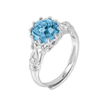 Wholesale  S925 Silver Color Gem Fashion Set Creative Design Firework Zircon Jewelry