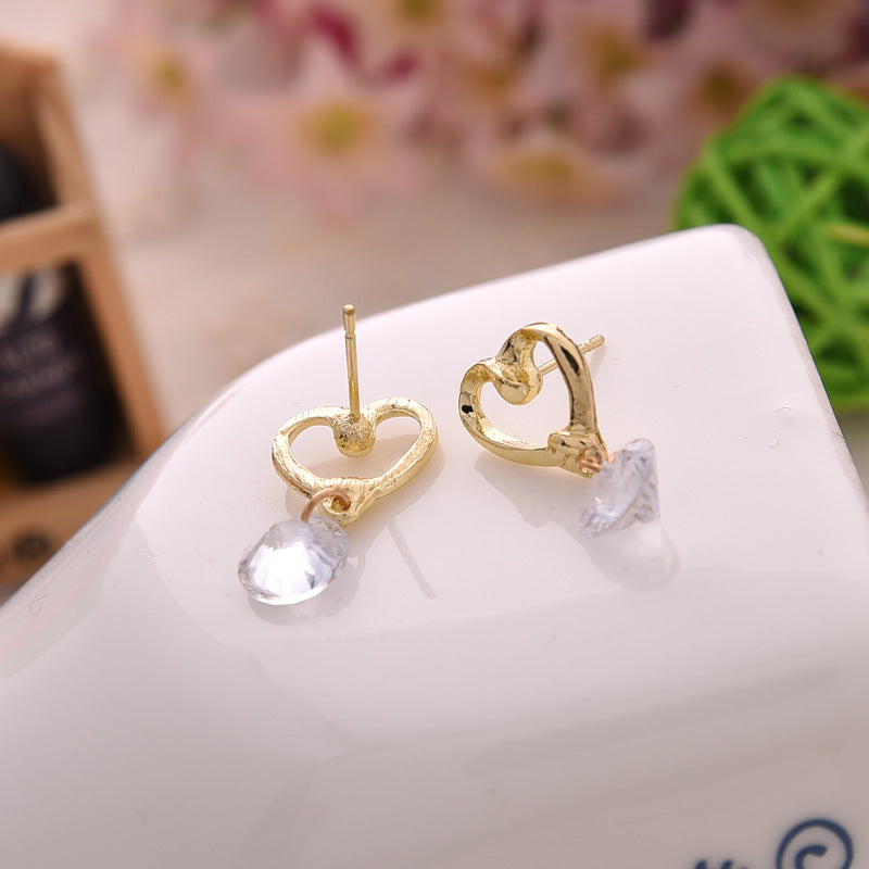 Wholesale Alloy Heart Earrings