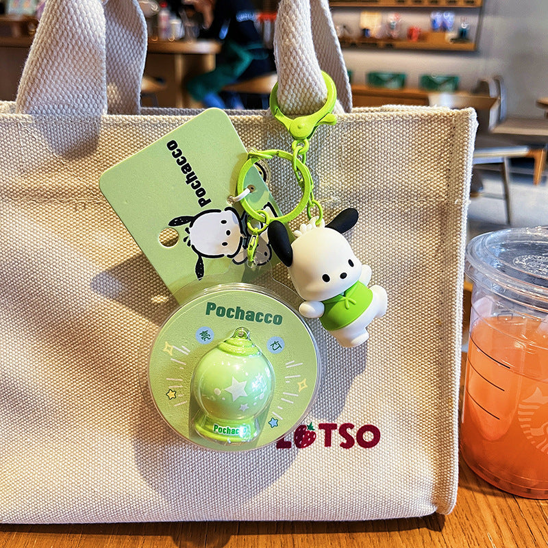 Wholesale Cartoon Ku Ku PVC Soft Keychain Creative Keychain ACCVIP-KC-HangLi009