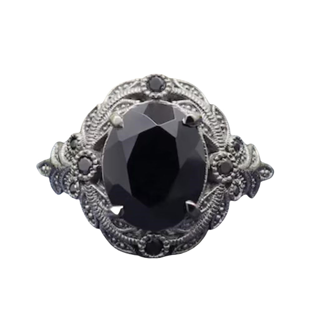 Wholesale Bohemian Ring with Oval Design Light Luxury Ring