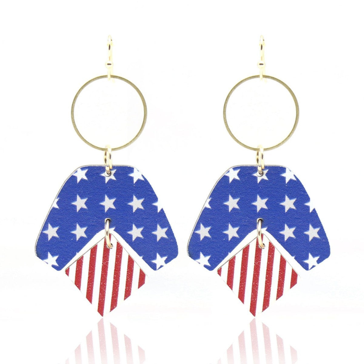 Wholesale  American Flag Independence Day Earrings