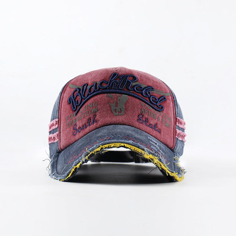 Wholesale Retro Baseball Caps  Washed Denim Dressed Cap Baseball Cap
