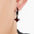 Wholesale 925 Sterling Silver Earrings Gothic Style Red Gemstone Earrings