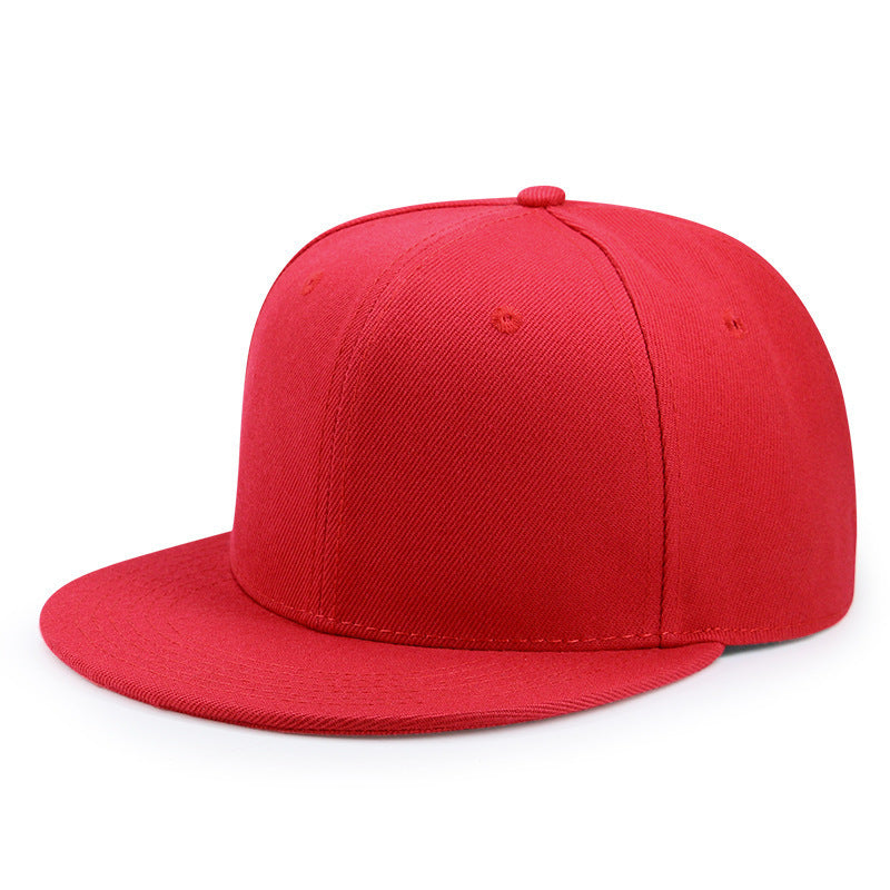 Wholesale Fashion Six Panel Hard Top Flat Brim Hip Hop Baseball Cap Unisex Streetwear Summer Casual Hat
