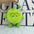 Wholesale cute little tennis ball rex rabbit fur keychain