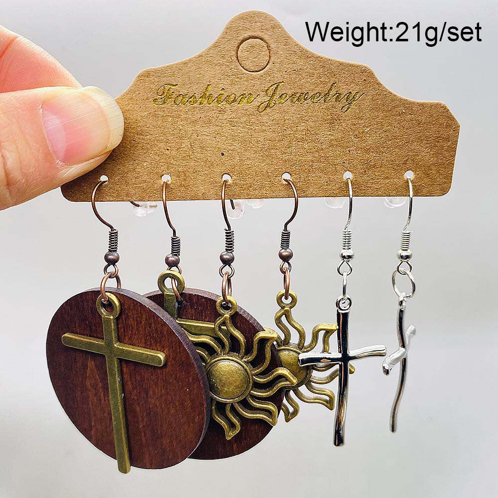 Wholesale Western Cowboy Series Earring Set