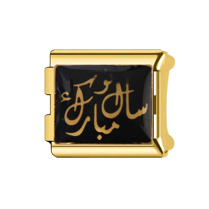 Wholesale Italian Charm Bracelet 9mm DIY Splicing Cartoon Cute Stainless Steel Composable Bracelet