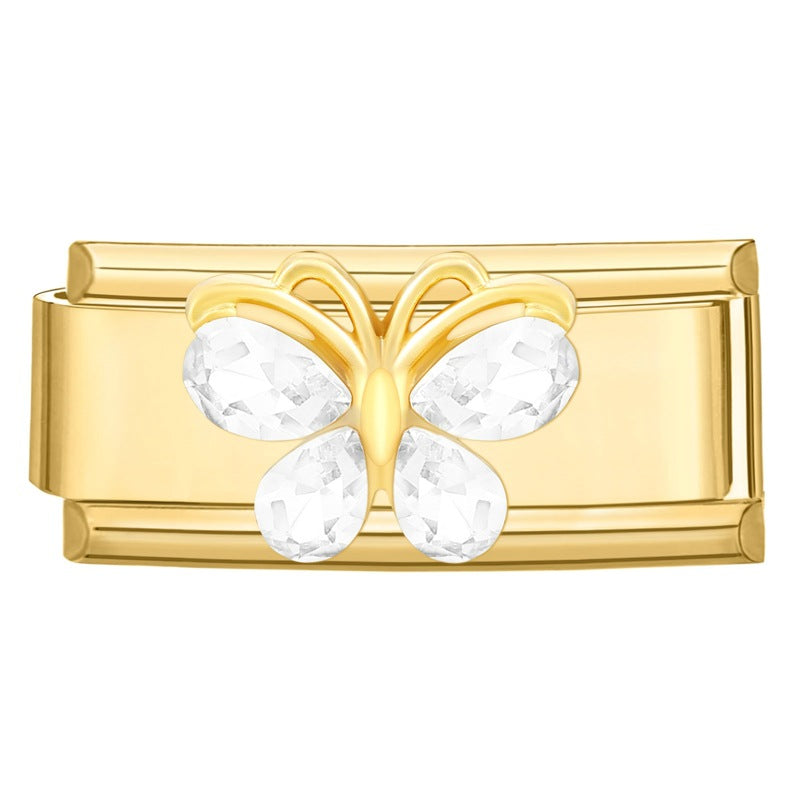 Wholesale 9mm Italian Charm Starter Bracelets DIY Long Terms Stainless Steel Composable Bracelet