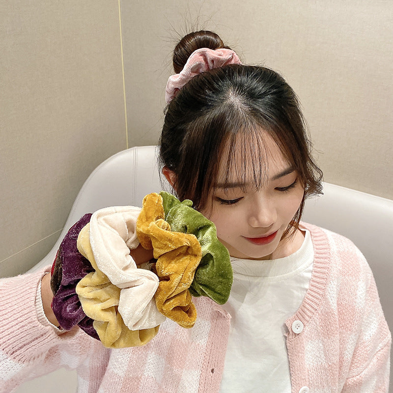 Wholesale Gold Velvet Plush Hair Band ACC-HS-Huidi025