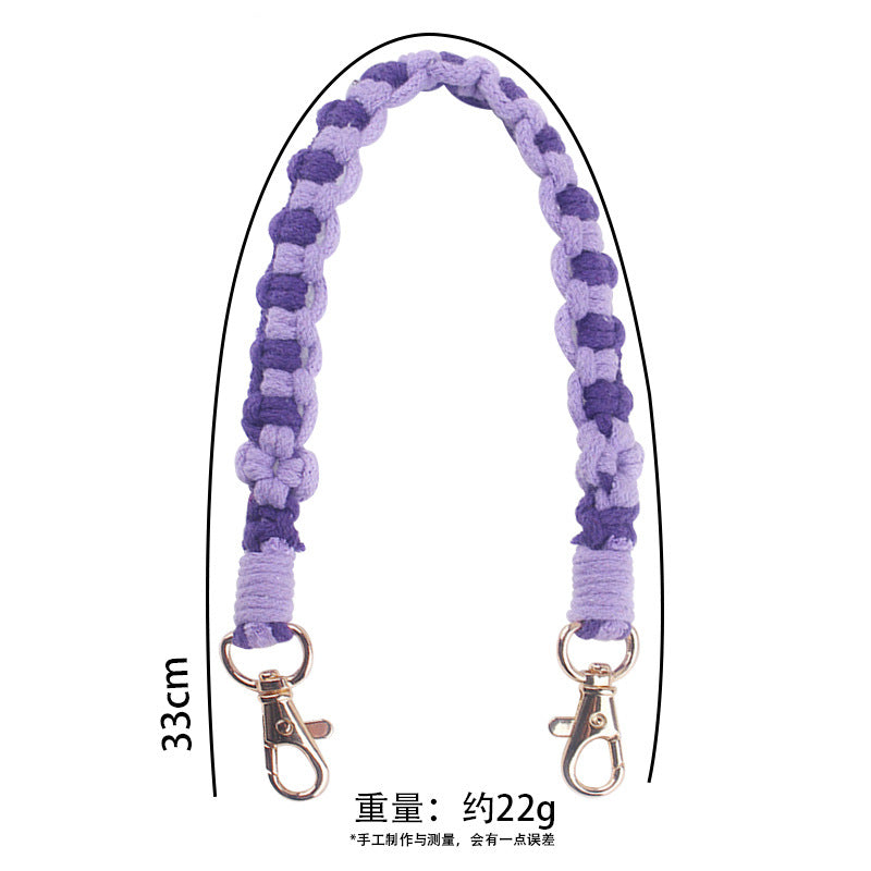 Wholesale  creative handmade woven small flower pattern cup set of cup rope cup accessories