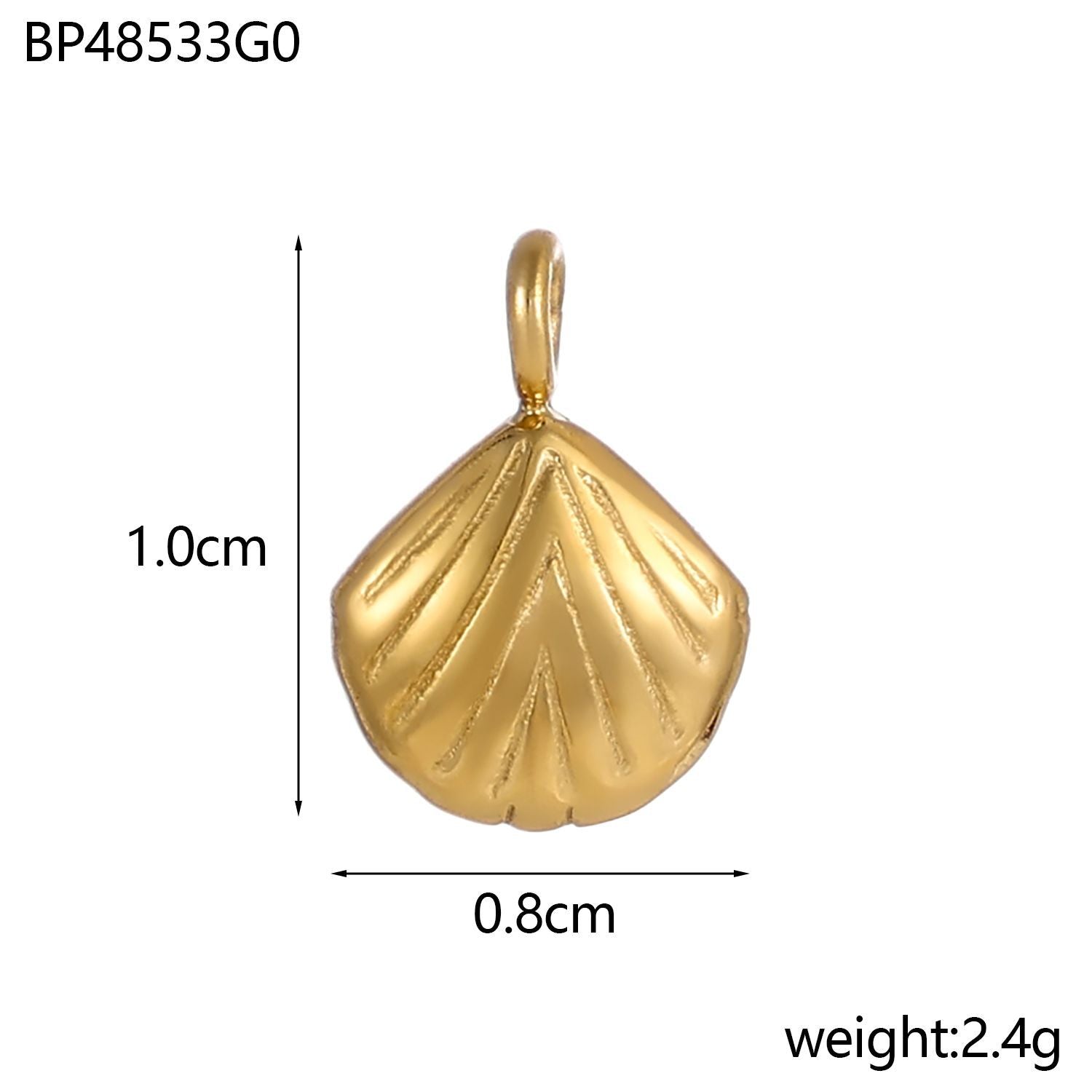 Wholesale Stainless Steel Mermaid Shell Star Sea Pendant