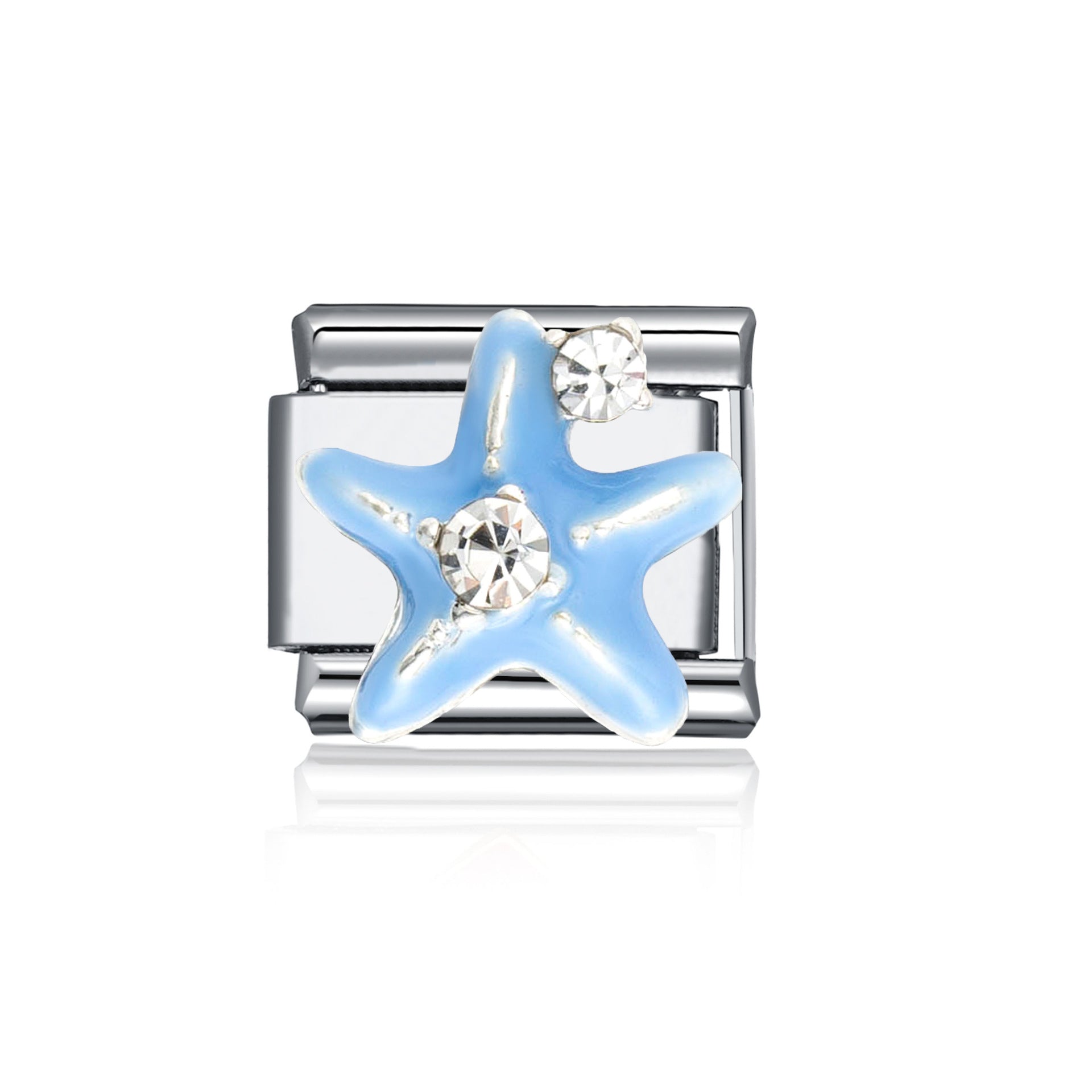 Wholesale Italian Charm Bracelet 9mm DIY Splicing Sun Moon Star Stainless Steel Composable Bracelet