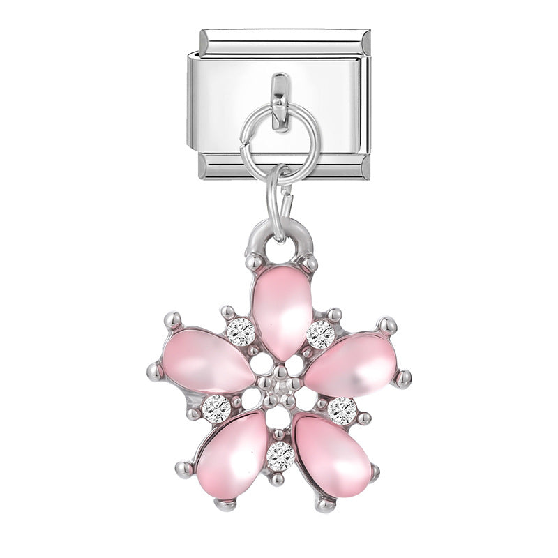 Wholesale 9mm Italian Charm Starter Bracelets DIY Pendant Style Stainless Steel Composable Bracelet