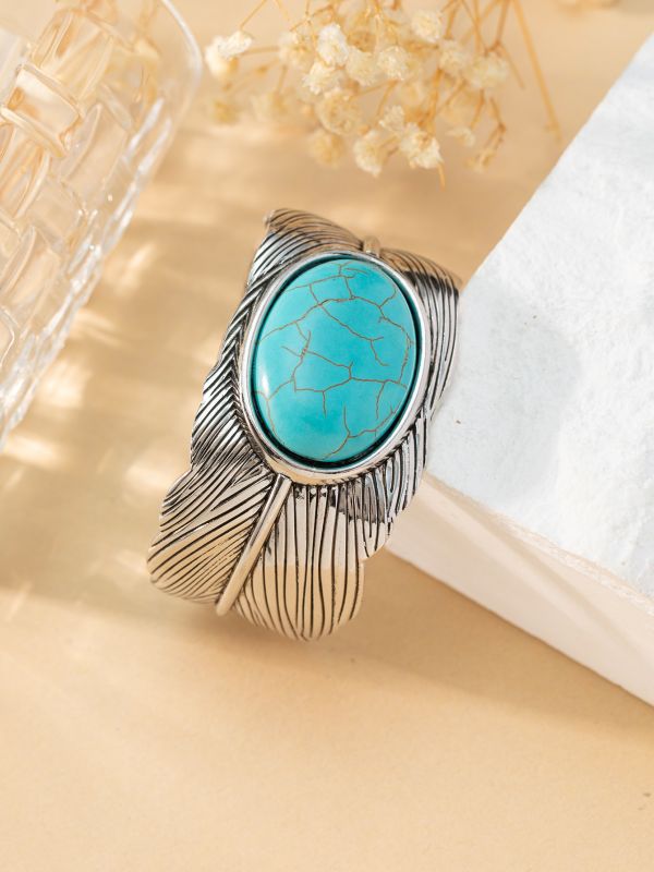 Wholesale Bohemian Peacock Feather Bracelet ACC-BT-Gaoz004