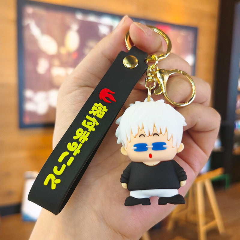 Wholesale Cartoon PVC Soft Keychain Cute Keychain ACC-KC-DingMing002